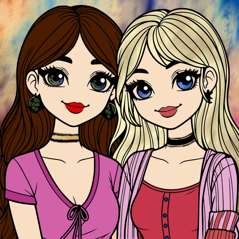 realistic, best friends girls