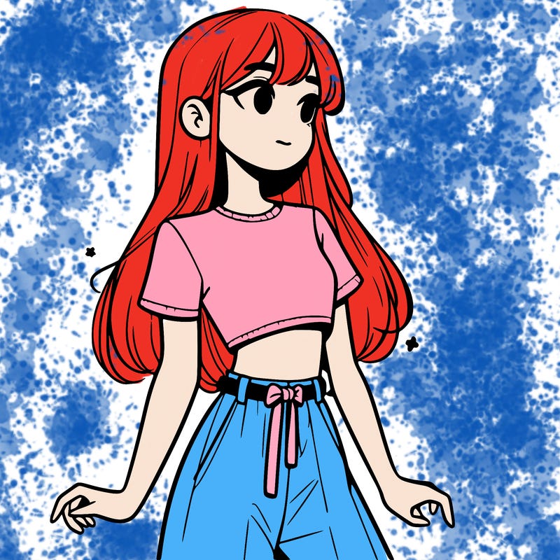 girl in a cute crop top