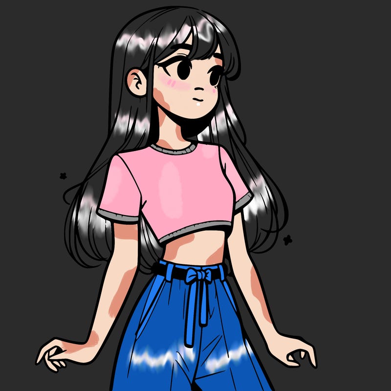 girl in a cute crop top