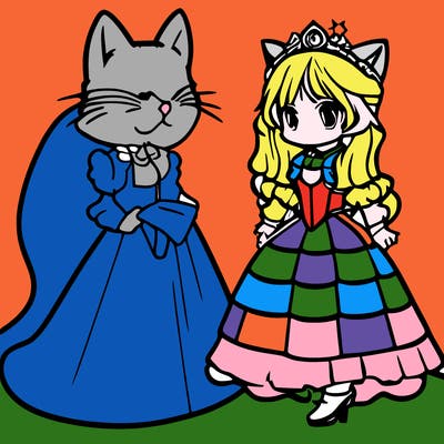 manga cat and princess