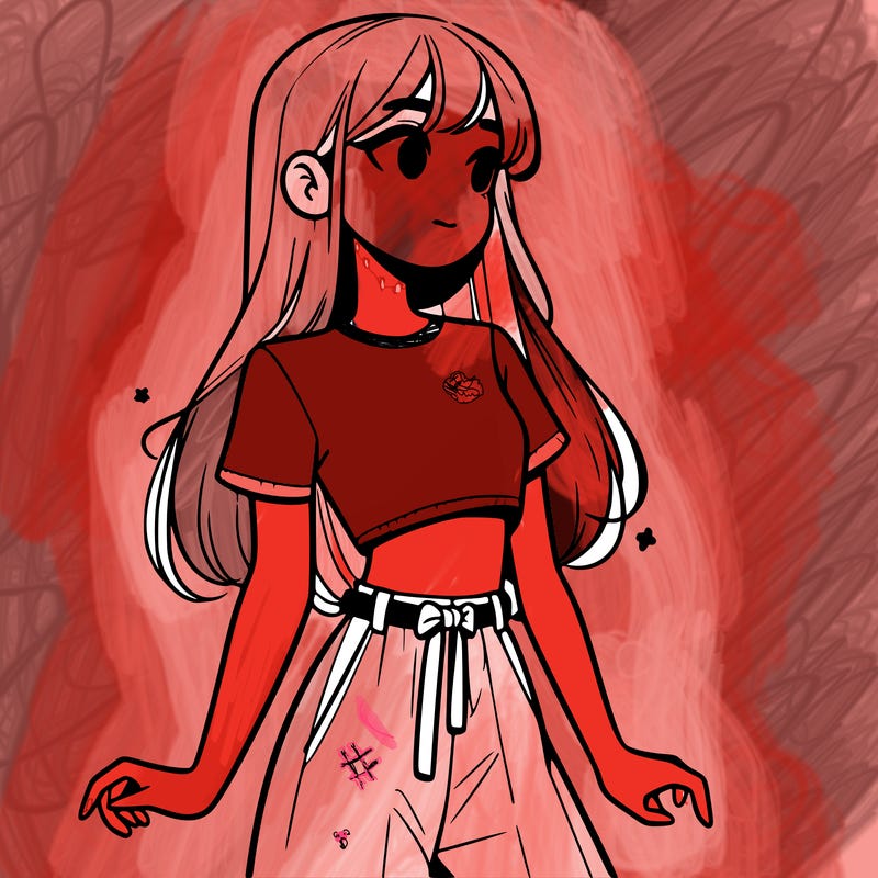 girl in a cute crop top