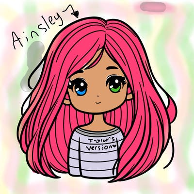 girl with straight hair