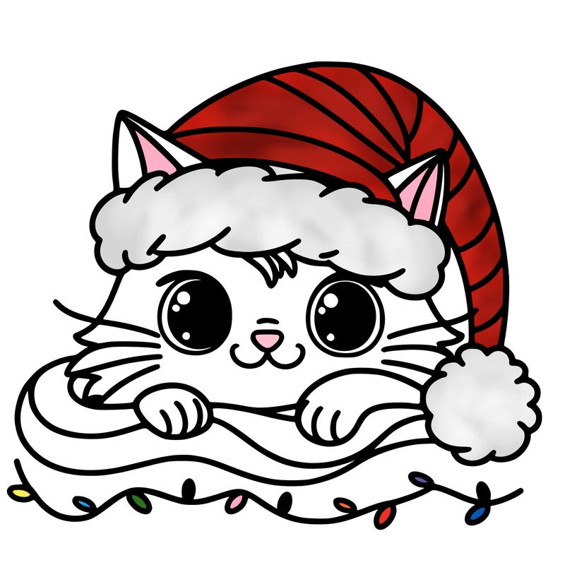 cat christmas