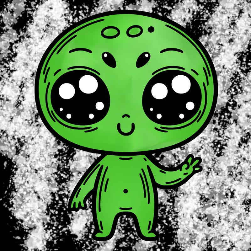 alien cute