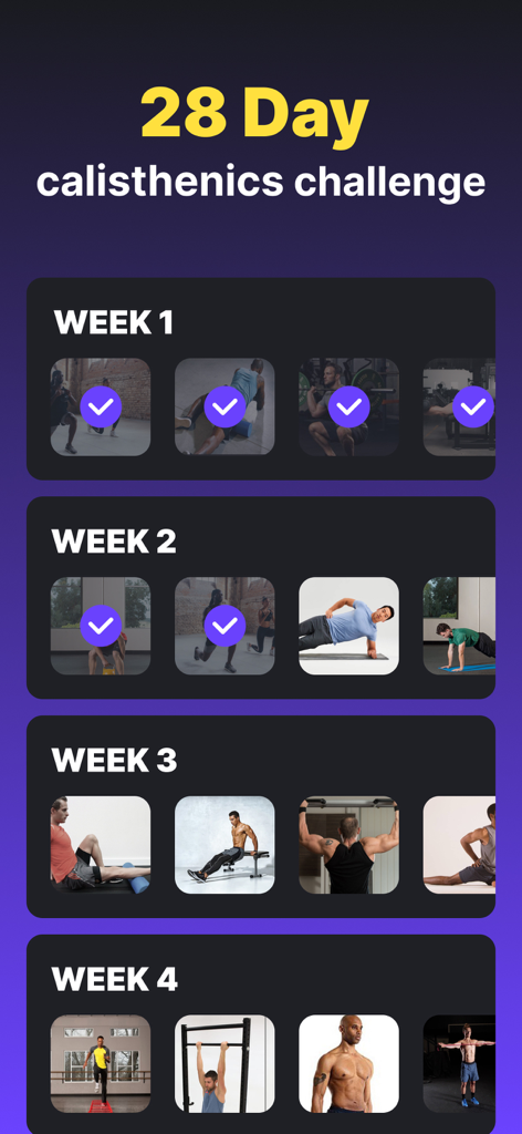 Calisthenics Workout - Health &amp; Fitness App | MWM