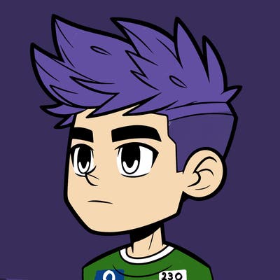 guy with short spikey hair