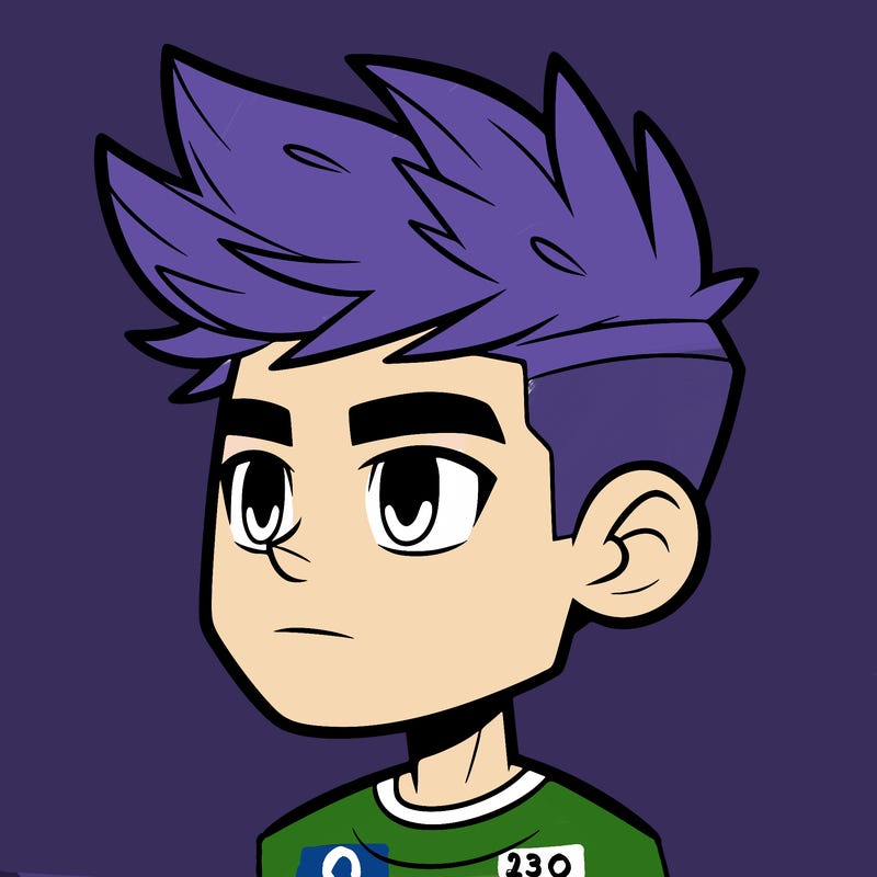 guy with short spikey hair