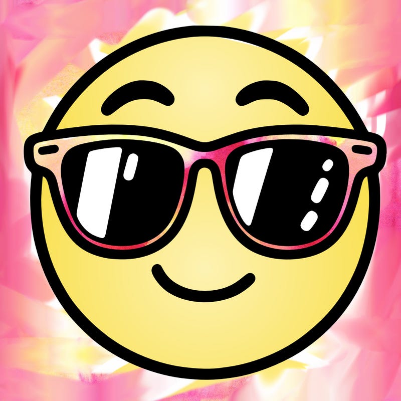 emoji with sunglasses