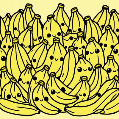many banana