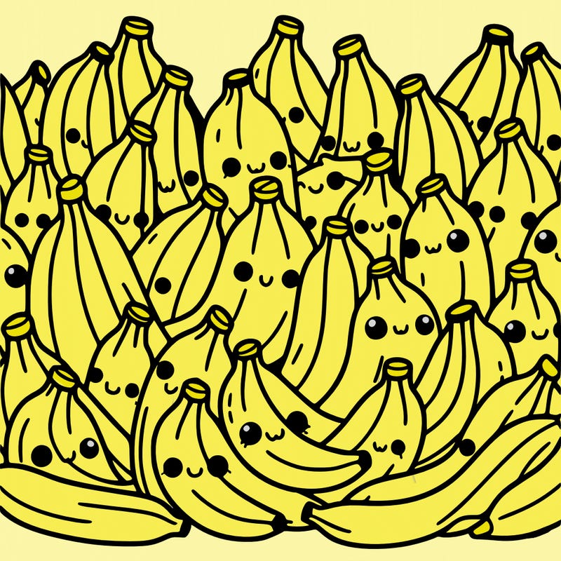 many banana