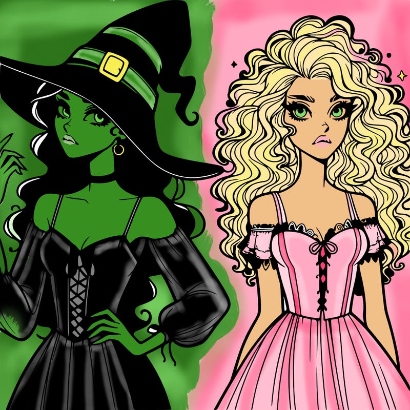 elphaba and glinda