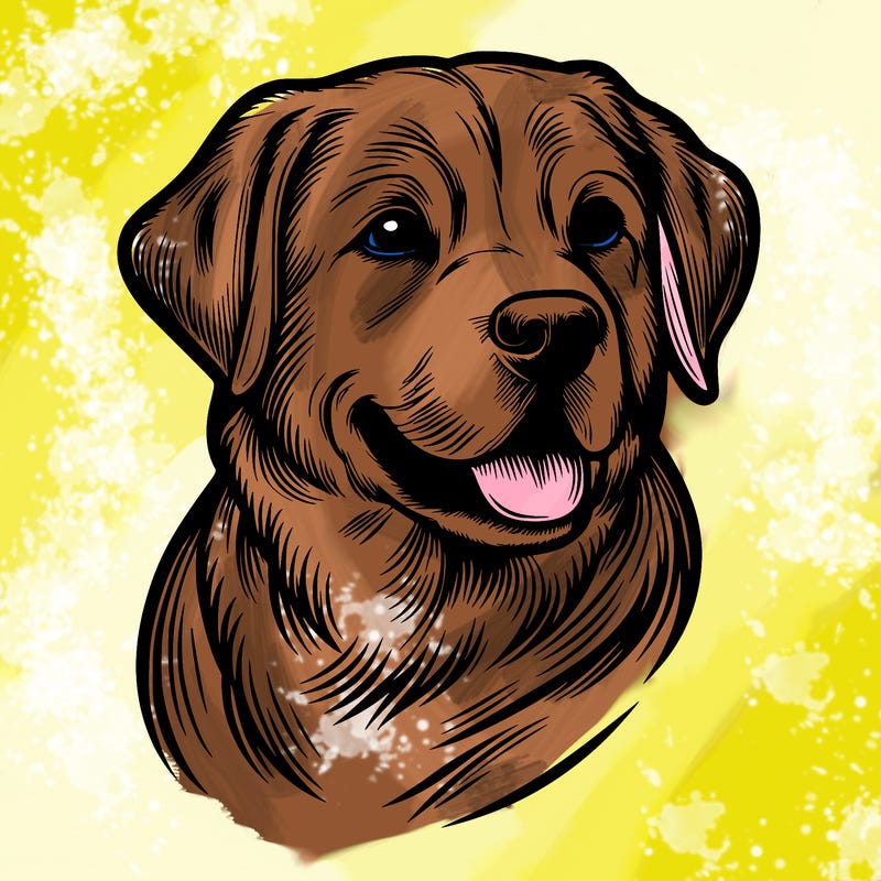 realistic dog