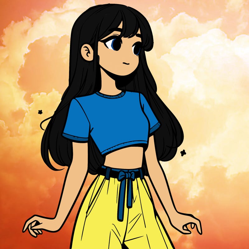 girl in a cute crop top