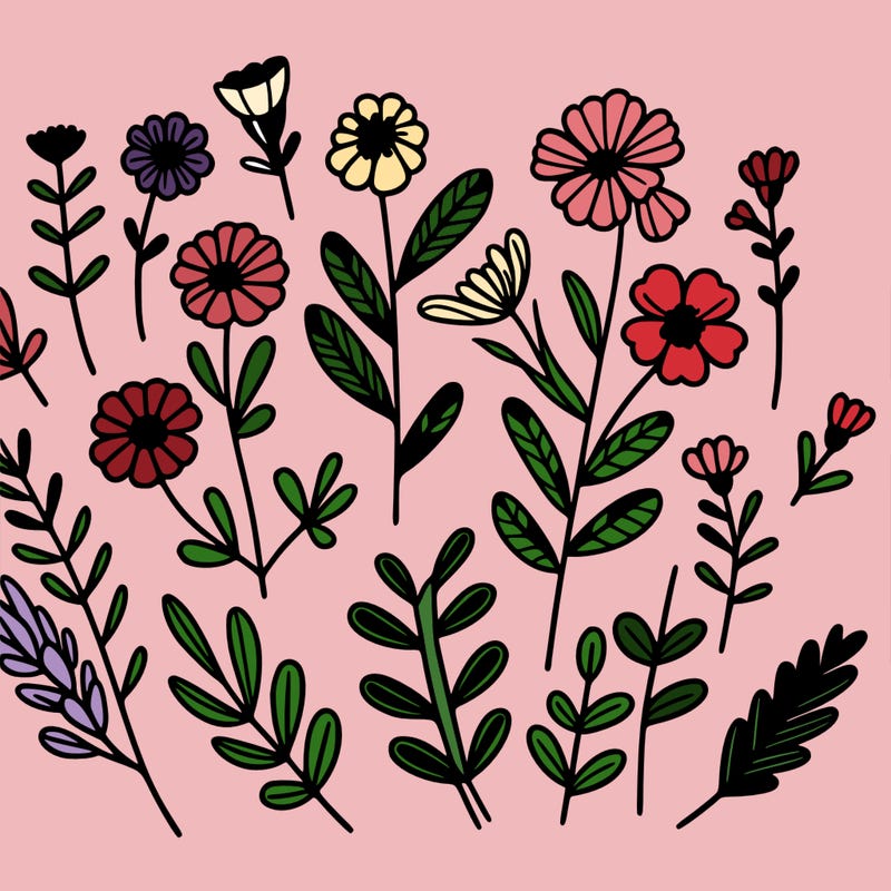 simple flowers