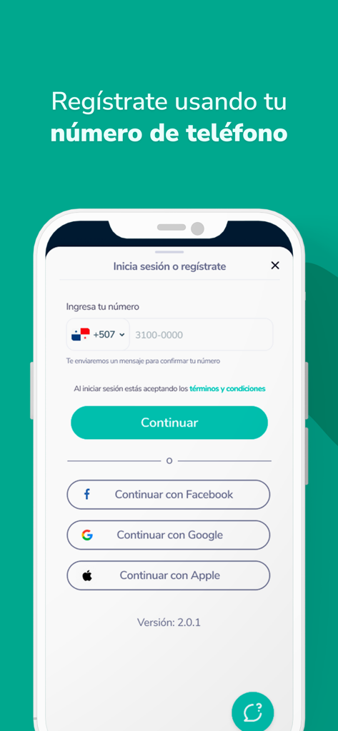 Login and registration interface of the ASAP delivery app with phone number and social login options