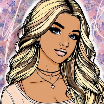 detailed realistic girl