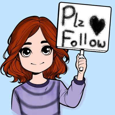 realistic girl holding up a sign