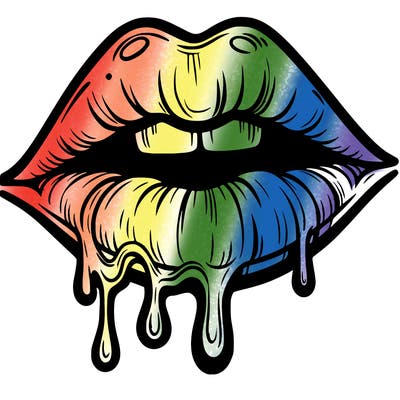 lips that look realistic and drip