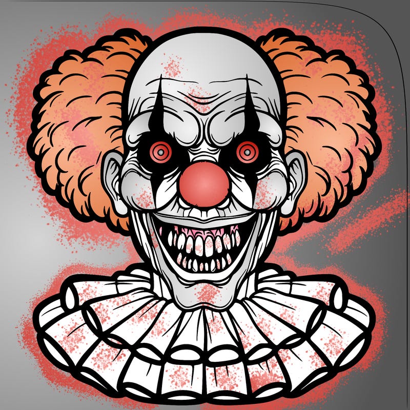 creepy clown