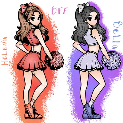 realistic cheerleader