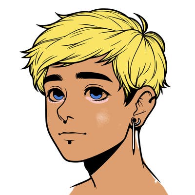 realistic boy percing