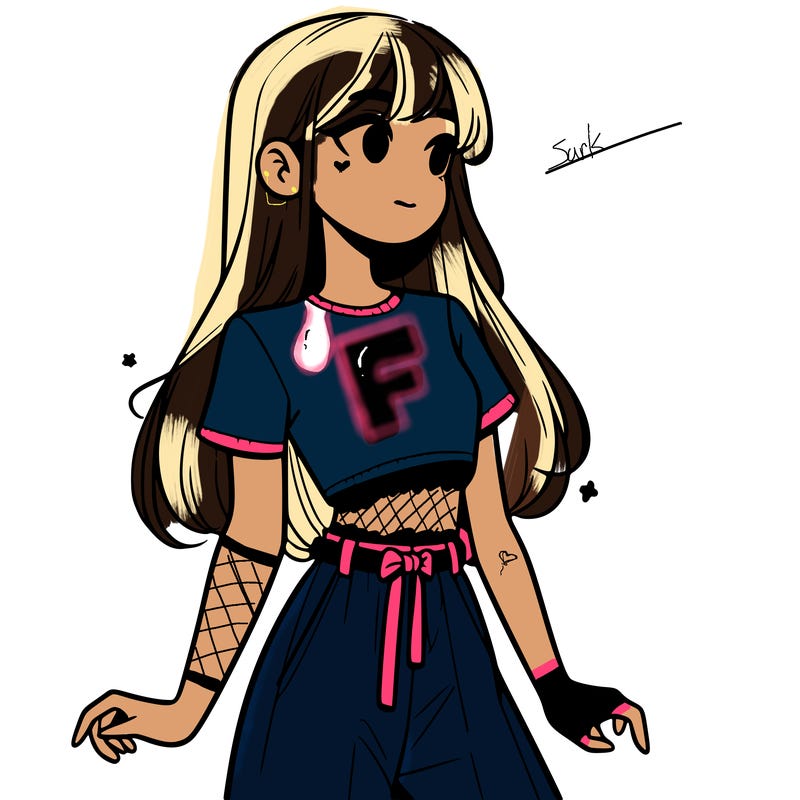 girl in a cute crop top