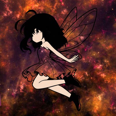 manga fairy flying