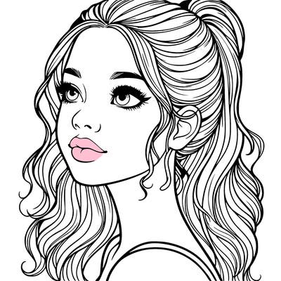 beautiful realistic girl