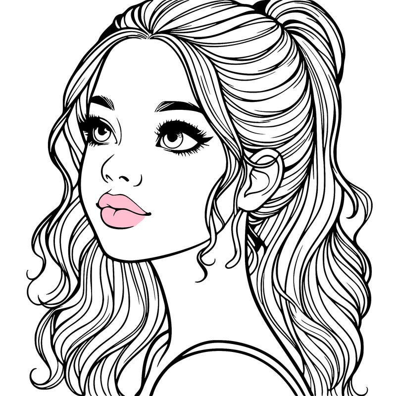 beautiful realistic girl