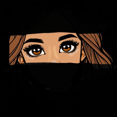 realistic girl whith cute eyes