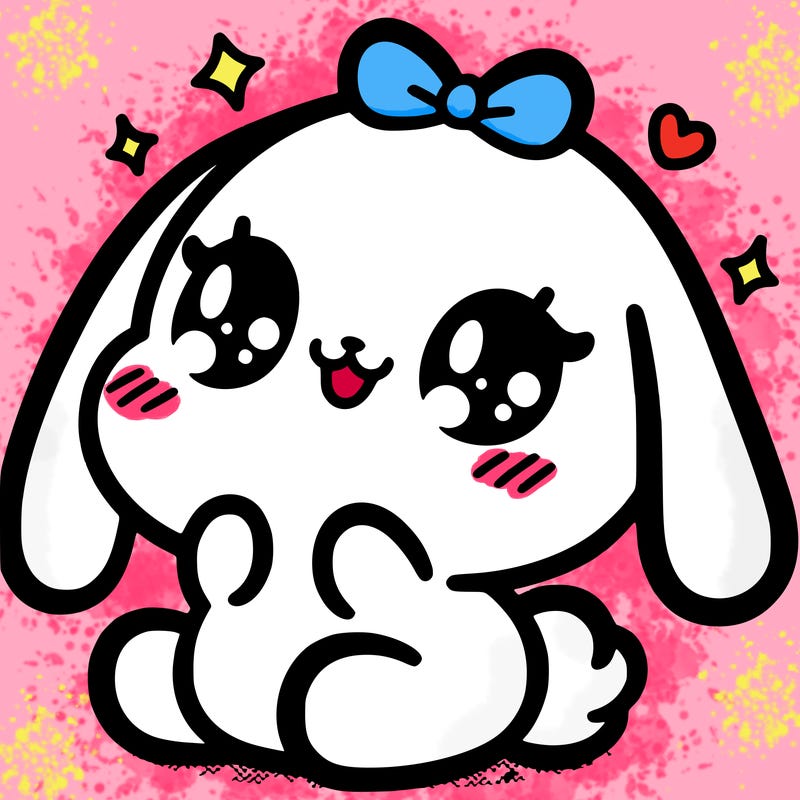 ultra cute kawaii bunny