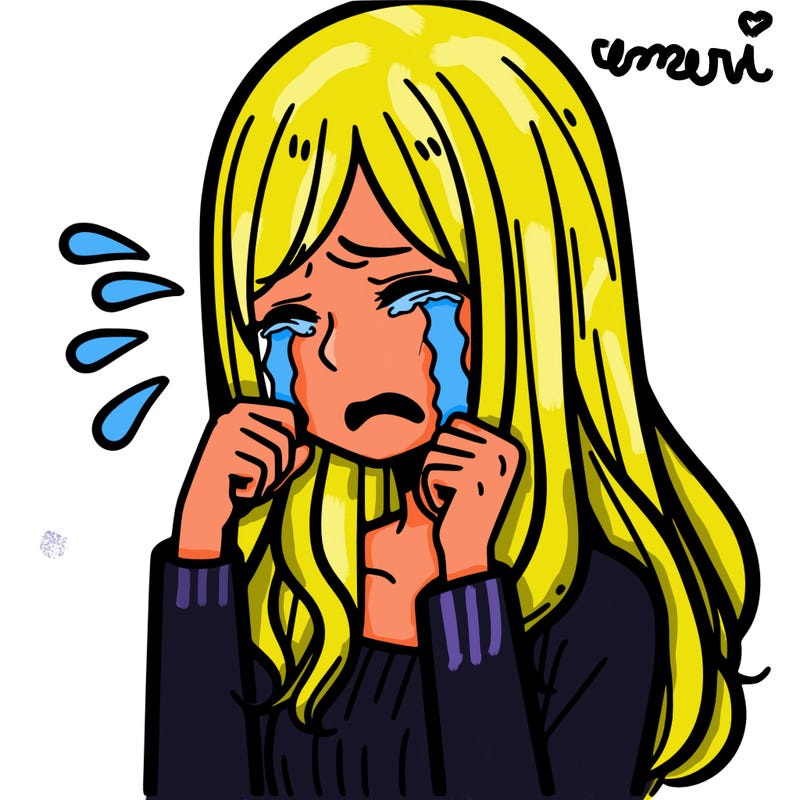 crying woman