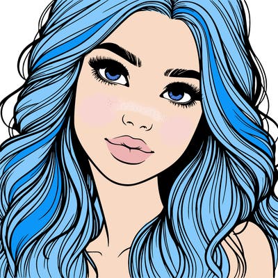 beautiful realistic girl