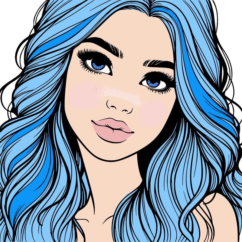 beautiful realistic girl