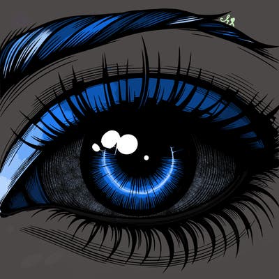 realistic eye