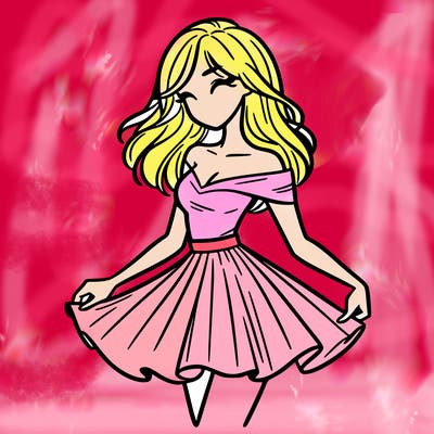 woman in skirt