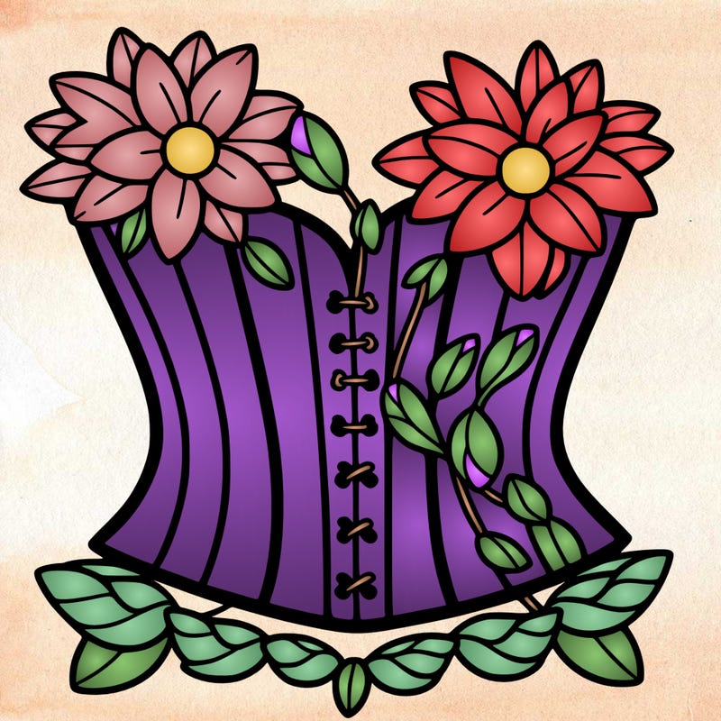 flower corset