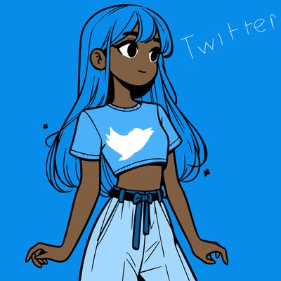 girl in a cute crop top