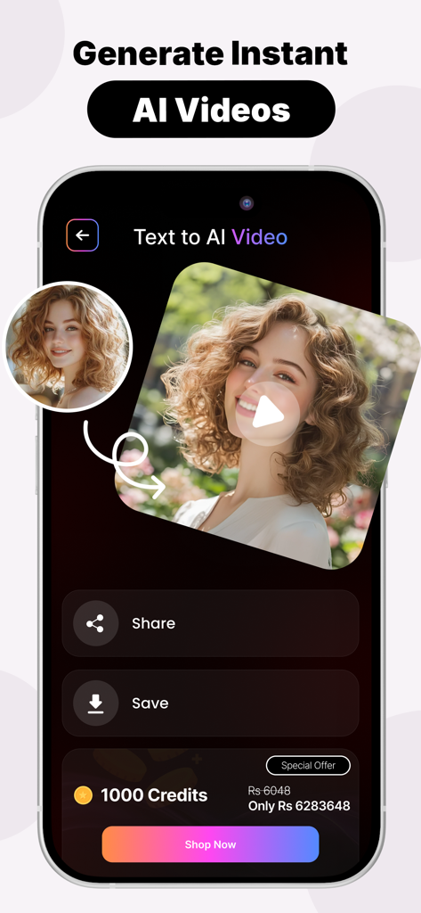 Haiper AI: Text to Video - User interface of Haiper AI showing text to video creation feature