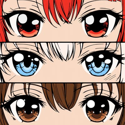 anime eyes