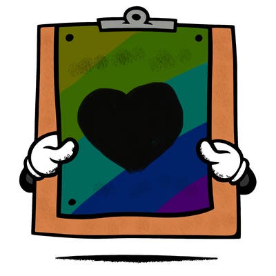 an empty paper with nothing