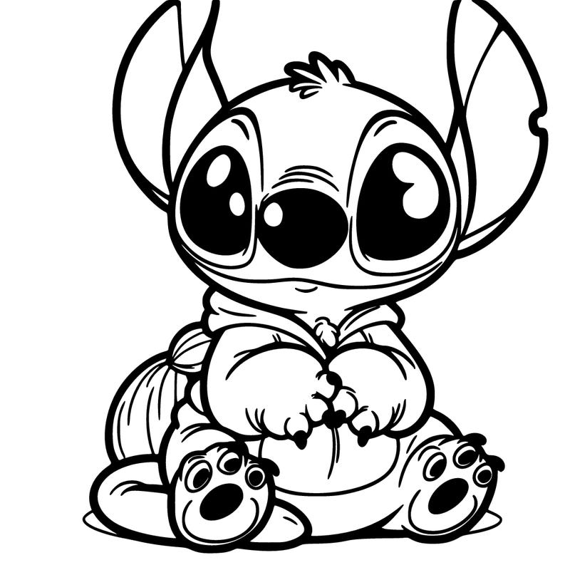 stitch in cat costume