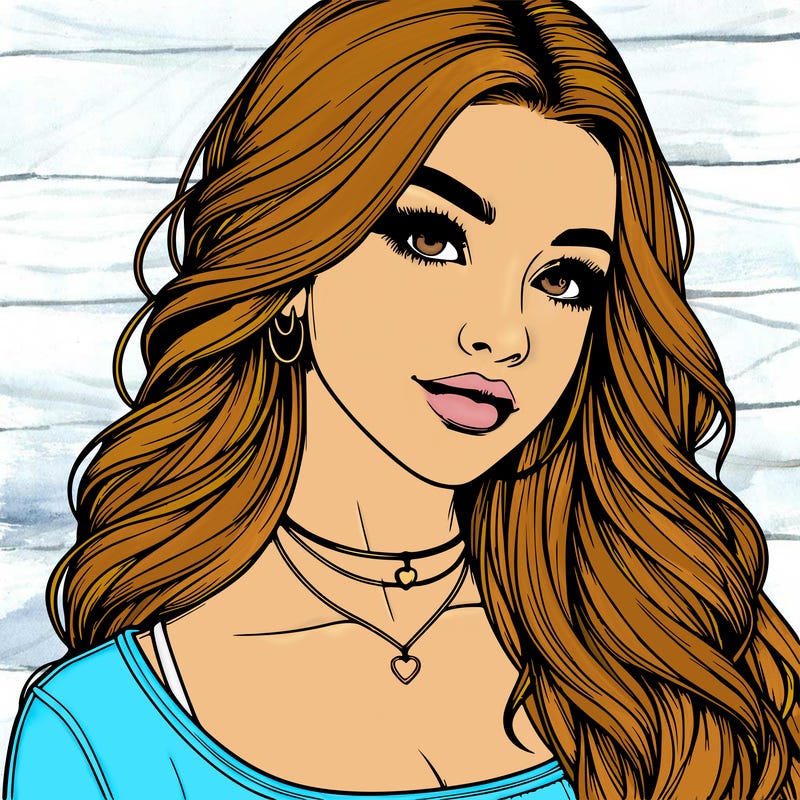 detailed realistic girl