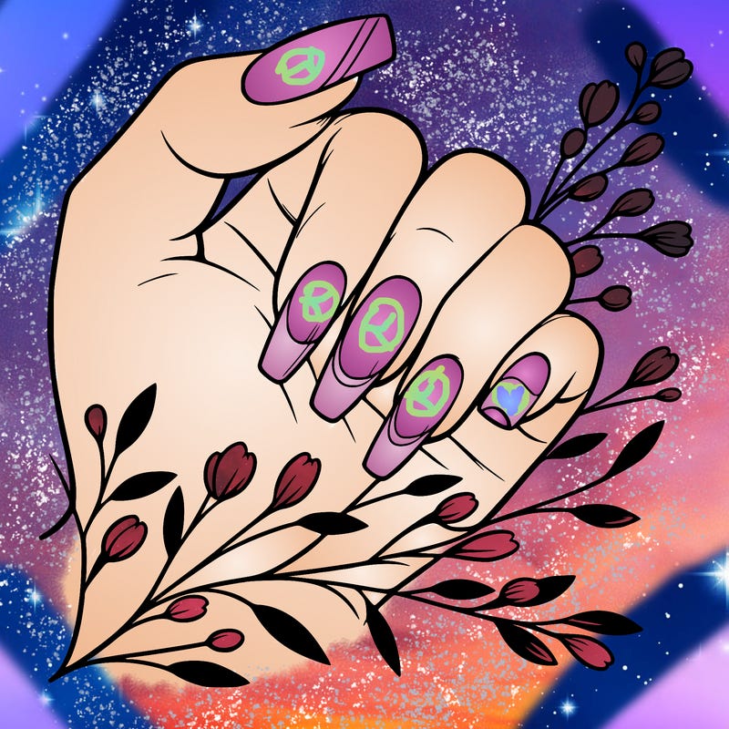 nails with french tip
