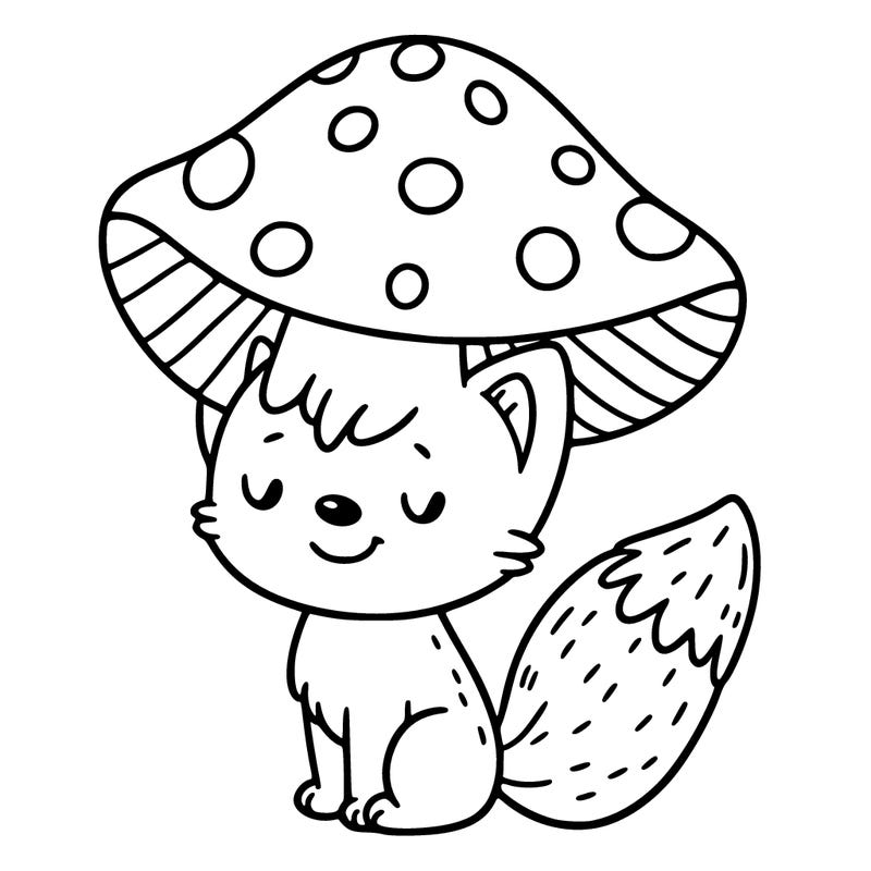 mushroom fox