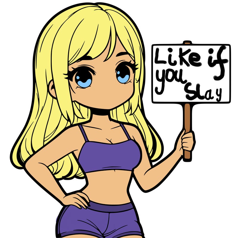 girl in a cute crop top holding a blank sign