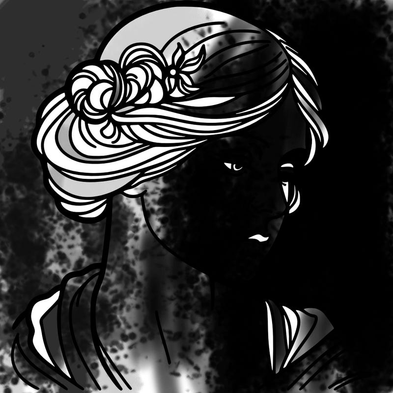 pop art style woman