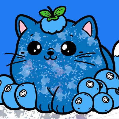 blueberry cat