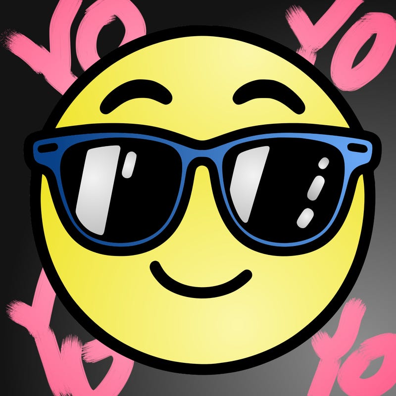 emoji with sunglasses