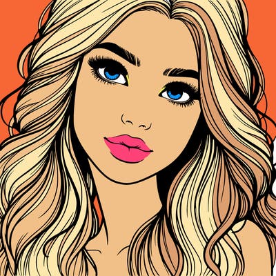 beautiful realistic girl